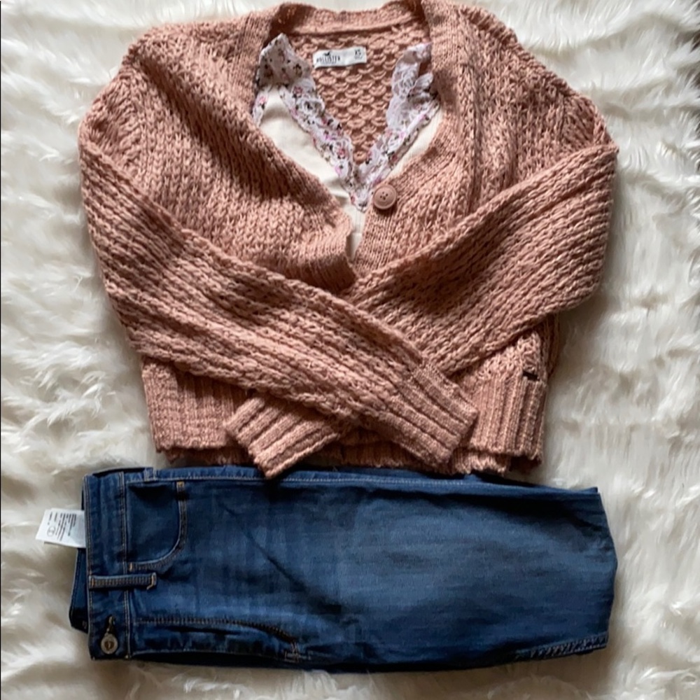 Hollister Ultra high rise jean leggings
